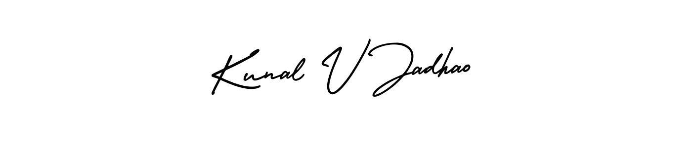 Check out images of Autograph of Kunal V Jadhao name. Actor Kunal V Jadhao Signature Style. AmerikaSignatureDemo-Regular is a professional sign style online. Kunal V Jadhao signature style 3 images and pictures png