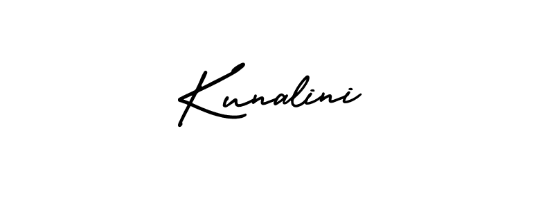 Design your own signature with our free online signature maker. With this signature software, you can create a handwritten (AmerikaSignatureDemo-Regular) signature for name Kunalini. Kunalini signature style 3 images and pictures png