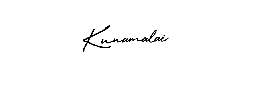 This is the best signature style for the Kunamalai name. Also you like these signature font (AmerikaSignatureDemo-Regular). Mix name signature. Kunamalai signature style 3 images and pictures png