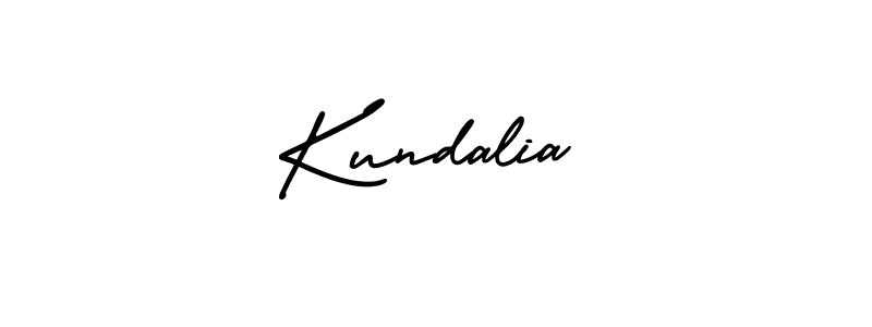 Design your own signature with our free online signature maker. With this signature software, you can create a handwritten (AmerikaSignatureDemo-Regular) signature for name Kundalia. Kundalia signature style 3 images and pictures png