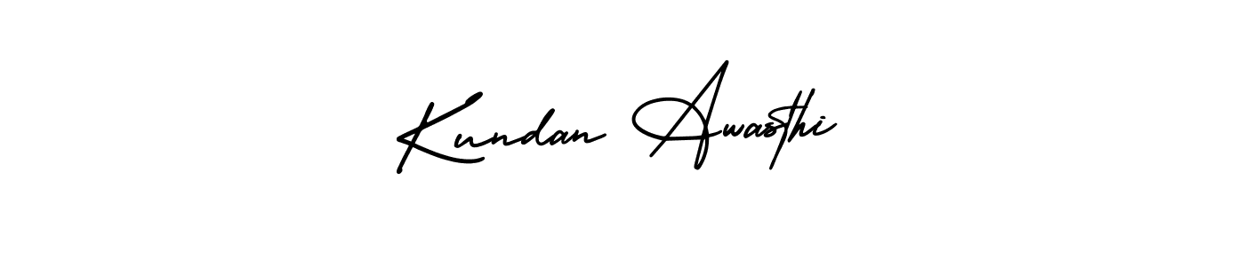 Create a beautiful signature design for name Kundan Awasthi. With this signature (AmerikaSignatureDemo-Regular) fonts, you can make a handwritten signature for free. Kundan Awasthi signature style 3 images and pictures png