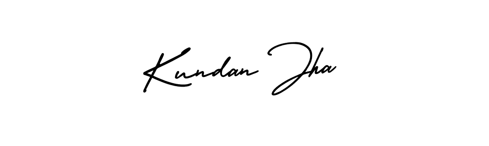 This is the best signature style for the Kundan Jha name. Also you like these signature font (AmerikaSignatureDemo-Regular). Mix name signature. Kundan Jha signature style 3 images and pictures png