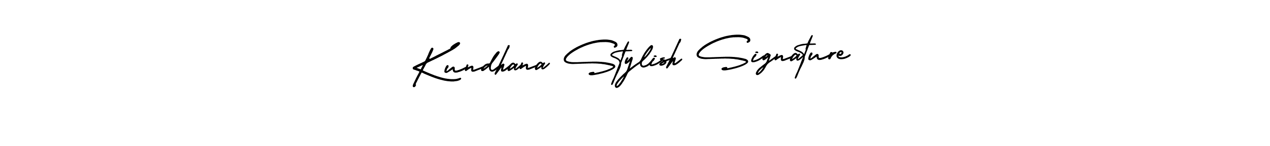 Similarly AmerikaSignatureDemo-Regular is the best handwritten signature design. Signature creator online .You can use it as an online autograph creator for name Kundhana Stylish Signature. Kundhana Stylish Signature signature style 3 images and pictures png