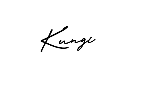 AmerikaSignatureDemo-Regular is a professional signature style that is perfect for those who want to add a touch of class to their signature. It is also a great choice for those who want to make their signature more unique. Get Kungi name to fancy signature for free. Kungi signature style 3 images and pictures png