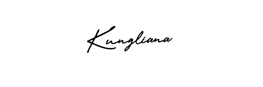 Make a short Kungliana signature style. Manage your documents anywhere anytime using AmerikaSignatureDemo-Regular. Create and add eSignatures, submit forms, share and send files easily. Kungliana signature style 3 images and pictures png
