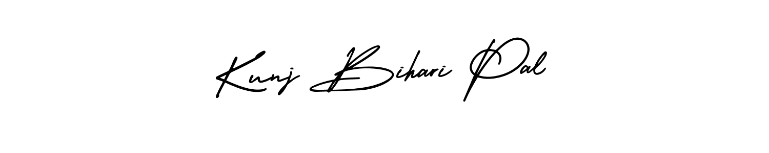 Similarly AmerikaSignatureDemo-Regular is the best handwritten signature design. Signature creator online .You can use it as an online autograph creator for name Kunj Bihari Pal. Kunj Bihari Pal signature style 3 images and pictures png