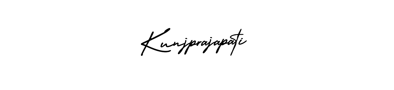 How to Draw Kunjprajapati signature style? AmerikaSignatureDemo-Regular is a latest design signature styles for name Kunjprajapati. Kunjprajapati signature style 3 images and pictures png