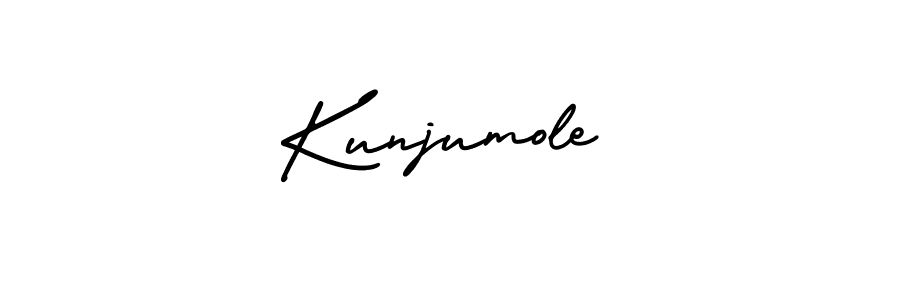 Make a beautiful signature design for name Kunjumole. Use this online signature maker to create a handwritten signature for free. Kunjumole signature style 3 images and pictures png