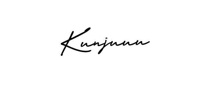 Also You can easily find your signature by using the search form. We will create Kunjuuu name handwritten signature images for you free of cost using AmerikaSignatureDemo-Regular sign style. Kunjuuu signature style 3 images and pictures png