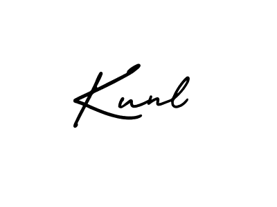 Design your own signature with our free online signature maker. With this signature software, you can create a handwritten (AmerikaSignatureDemo-Regular) signature for name Kunl. Kunl signature style 3 images and pictures png