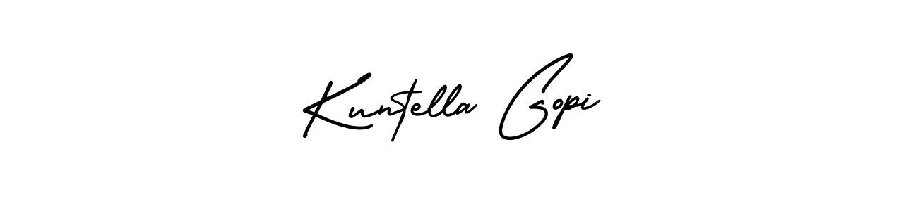 if you are searching for the best signature style for your name Kuntella Gopi. so please give up your signature search. here we have designed multiple signature styles  using AmerikaSignatureDemo-Regular. Kuntella Gopi signature style 3 images and pictures png