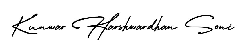 The AmerikaSignatureDemo-Regular lettering style adds unique flourish to name Kunwar Harshwardhan Soni. Stand out with a custom digital autograph made in seconds. Kunwar Harshwardhan Soni signature style 3 images and pictures png