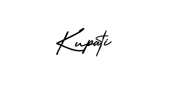 How to make Kupati signature? AmerikaSignatureDemo-Regular is a professional autograph style. Create handwritten signature for Kupati name. Kupati signature style 3 images and pictures png