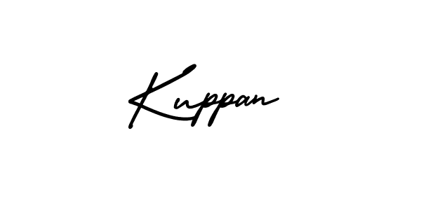 Make a beautiful signature design for name Kuppan. With this signature (AmerikaSignatureDemo-Regular) style, you can create a handwritten signature for free. Kuppan signature style 3 images and pictures png