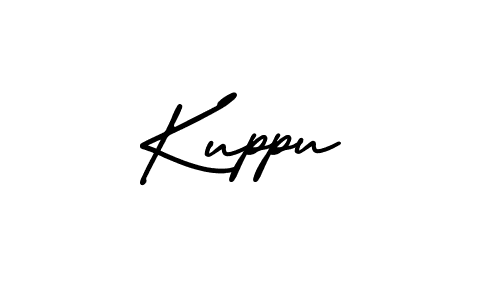 How to make Kuppu signature? AmerikaSignatureDemo-Regular is a professional autograph style. Create handwritten signature for Kuppu name. Kuppu signature style 3 images and pictures png
