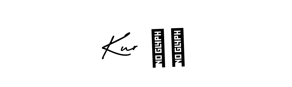 Kur ❤️ stylish signature style. Best Handwritten Sign (AmerikaSignatureDemo-Regular) for my name. Handwritten Signature Collection Ideas for my name Kur ❤️. Kur ❤️ signature style 3 images and pictures png