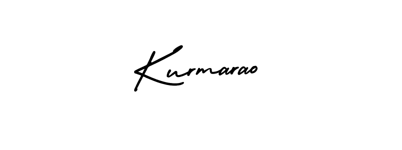 The best way (AmerikaSignatureDemo-Regular) to make a short signature is to pick only two or three words in your name. The name Kurmarao include a total of six letters. For converting this name. Kurmarao signature style 3 images and pictures png