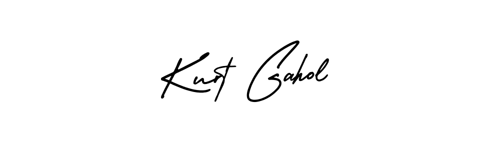 It looks lik you need a new signature style for name Kurt Gahol. Design unique handwritten (AmerikaSignatureDemo-Regular) signature with our free signature maker in just a few clicks. Kurt Gahol signature style 3 images and pictures png
