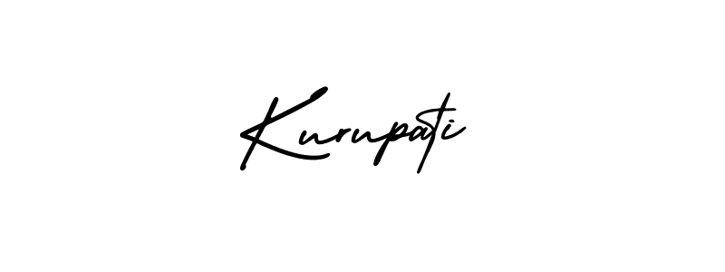 Design your own signature with our free online signature maker. With this signature software, you can create a handwritten (AmerikaSignatureDemo-Regular) signature for name Kurupati. Kurupati signature style 3 images and pictures png