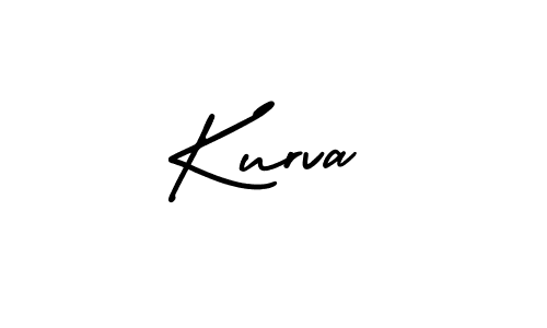 How to Draw Kurva signature style? AmerikaSignatureDemo-Regular is a latest design signature styles for name Kurva. Kurva signature style 3 images and pictures png