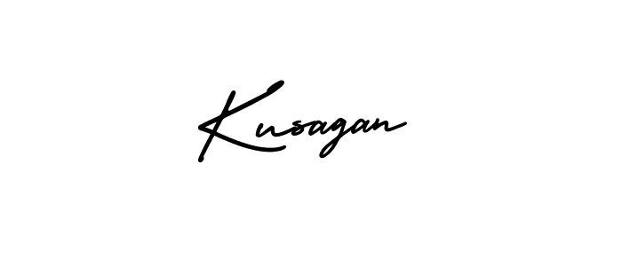 Kusagan stylish signature style. Best Handwritten Sign (AmerikaSignatureDemo-Regular) for my name. Handwritten Signature Collection Ideas for my name Kusagan. Kusagan signature style 3 images and pictures png