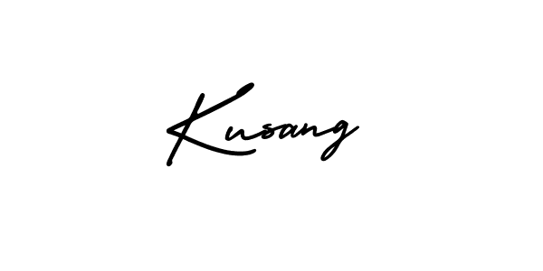 Also we have Kusang name is the best signature style. Create professional handwritten signature collection using AmerikaSignatureDemo-Regular autograph style. Kusang signature style 3 images and pictures png