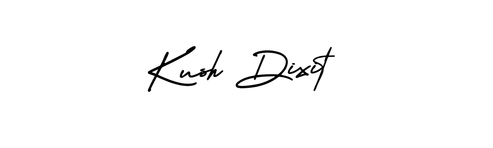 Make a beautiful signature design for name Kush Dixit. With this signature (AmerikaSignatureDemo-Regular) style, you can create a handwritten signature for free. Kush Dixit signature style 3 images and pictures png