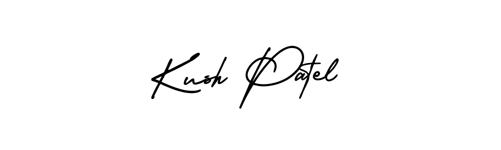 Design your own signature with our free online signature maker. With this signature software, you can create a handwritten (AmerikaSignatureDemo-Regular) signature for name Kush Patel. Kush Patel signature style 3 images and pictures png