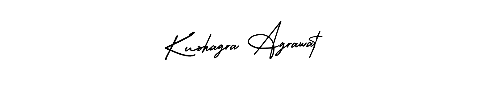 Create a beautiful signature design for name Kushagra Agrawat. With this signature (AmerikaSignatureDemo-Regular) fonts, you can make a handwritten signature for free. Kushagra Agrawat signature style 3 images and pictures png