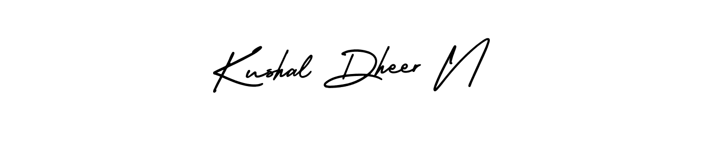 AmerikaSignatureDemo-Regular is a professional signature style that is perfect for those who want to add a touch of class to their signature. It is also a great choice for those who want to make their signature more unique. Get Kushal Dheer N name to fancy signature for free. Kushal Dheer N signature style 3 images and pictures png