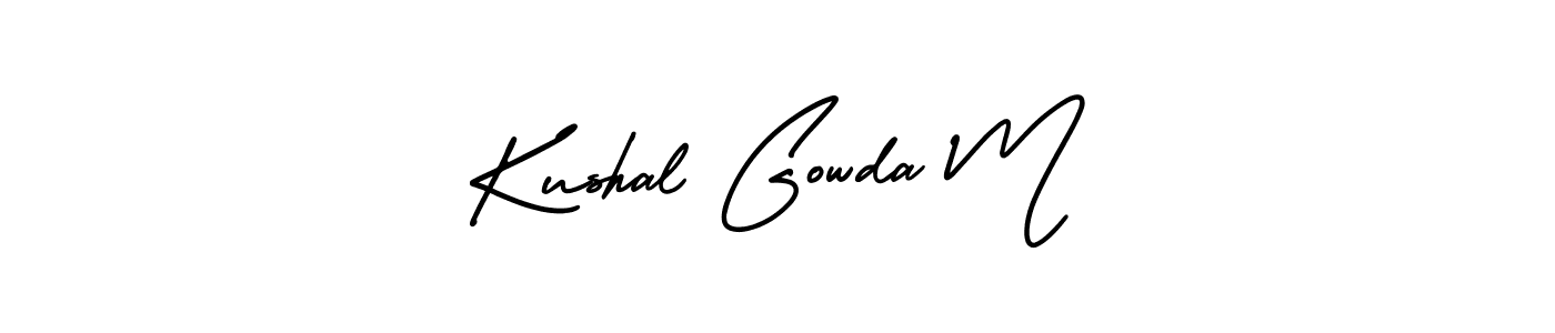 Best and Professional Signature Style for Kushal Gowda M. AmerikaSignatureDemo-Regular Best Signature Style Collection. Kushal Gowda M signature style 3 images and pictures png