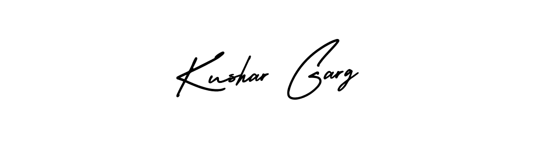 Kushar Garg stylish signature style. Best Handwritten Sign (AmerikaSignatureDemo-Regular) for my name. Handwritten Signature Collection Ideas for my name Kushar Garg. Kushar Garg signature style 3 images and pictures png