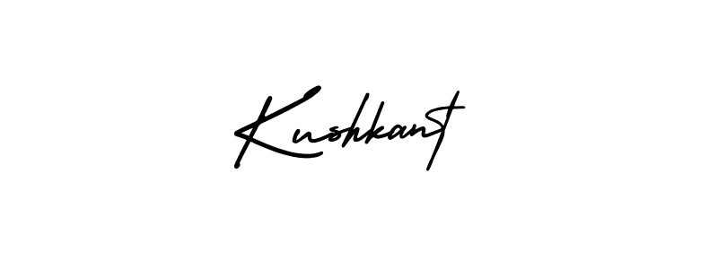 Make a beautiful signature design for name Kushkant. Use this online signature maker to create a handwritten signature for free. Kushkant signature style 3 images and pictures png