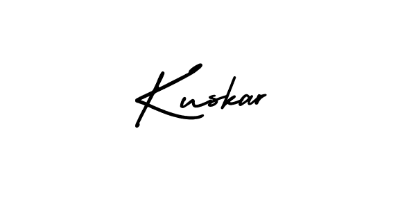 It looks lik you need a new signature style for name Kuskar. Design unique handwritten (AmerikaSignatureDemo-Regular) signature with our free signature maker in just a few clicks. Kuskar signature style 3 images and pictures png