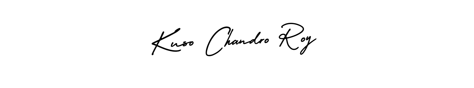 AmerikaSignatureDemo-Regular is a professional signature style that is perfect for those who want to add a touch of class to their signature. It is also a great choice for those who want to make their signature more unique. Get Kuso Chandro Roy name to fancy signature for free. Kuso Chandro Roy signature style 3 images and pictures png