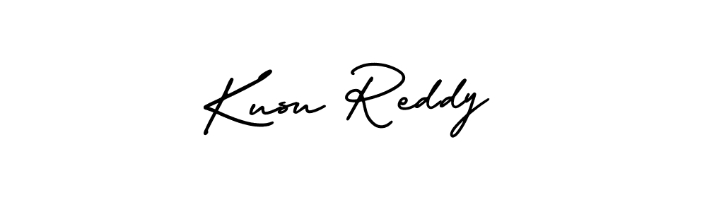 Design your own signature with our free online signature maker. With this signature software, you can create a handwritten (AmerikaSignatureDemo-Regular) signature for name Kusu Reddy. Kusu Reddy signature style 3 images and pictures png