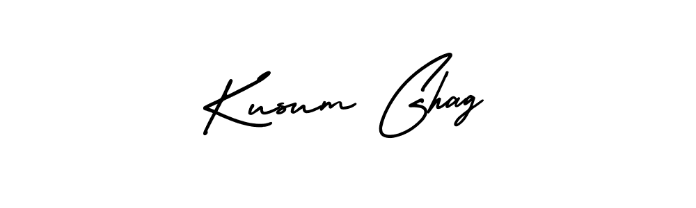 if you are searching for the best signature style for your name Kusum Ghag. so please give up your signature search. here we have designed multiple signature styles  using AmerikaSignatureDemo-Regular. Kusum Ghag signature style 3 images and pictures png