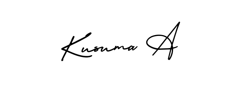 Here are the top 10 professional signature styles for the name Kusuma A. These are the best autograph styles you can use for your name. Kusuma A signature style 3 images and pictures png