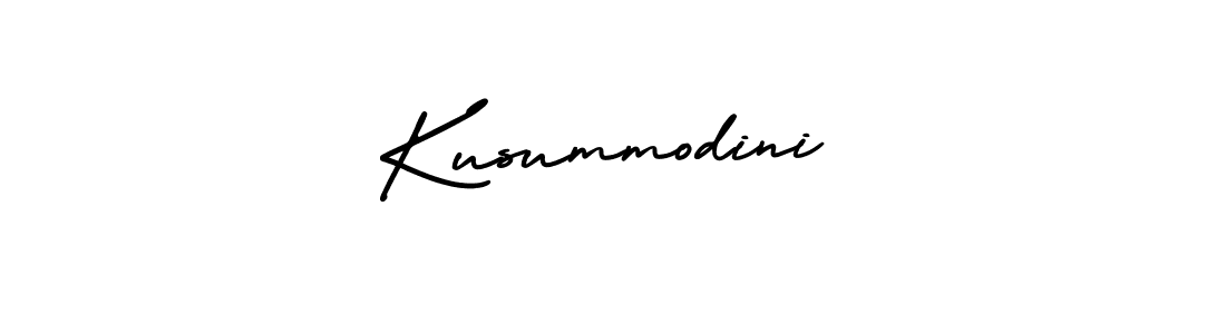 AmerikaSignatureDemo-Regular is a professional signature style that is perfect for those who want to add a touch of class to their signature. It is also a great choice for those who want to make their signature more unique. Get Kusummodini name to fancy signature for free. Kusummodini signature style 3 images and pictures png