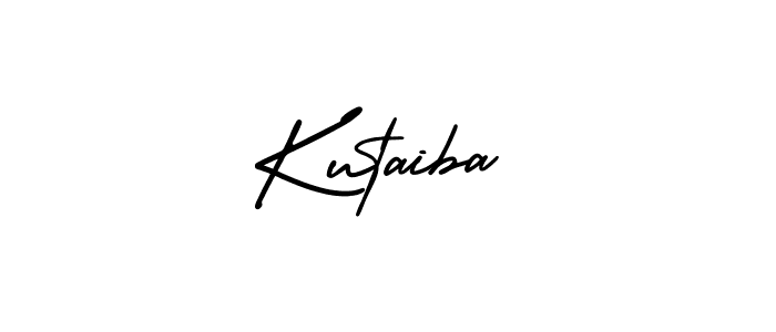 Use a signature maker to create a handwritten signature online. With this signature software, you can design (AmerikaSignatureDemo-Regular) your own signature for name Kutaiba. Kutaiba signature style 3 images and pictures png