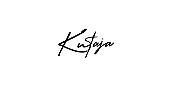 It looks lik you need a new signature style for name Kutaja. Design unique handwritten (AmerikaSignatureDemo-Regular) signature with our free signature maker in just a few clicks. Kutaja signature style 3 images and pictures png