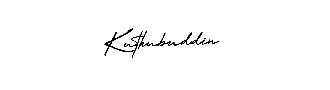 You should practise on your own different ways (AmerikaSignatureDemo-Regular) to write your name (Kuthubuddin) in signature. don't let someone else do it for you. Kuthubuddin signature style 3 images and pictures png