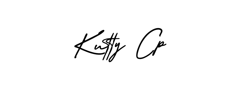 Also You can easily find your signature by using the search form. We will create Kutty Cp name handwritten signature images for you free of cost using AmerikaSignatureDemo-Regular sign style. Kutty Cp signature style 3 images and pictures png