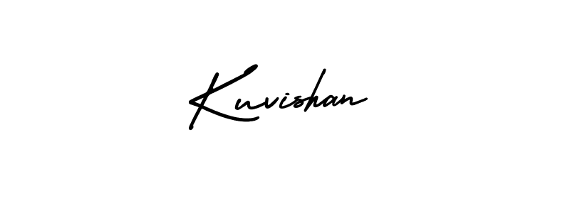 How to Draw Kuvishan signature style? AmerikaSignatureDemo-Regular is a latest design signature styles for name Kuvishan. Kuvishan signature style 3 images and pictures png