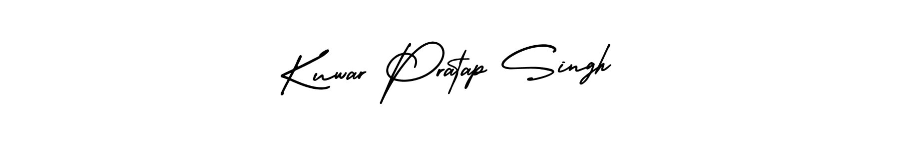 It looks lik you need a new signature style for name Kuwar Pratap Singh. Design unique handwritten (AmerikaSignatureDemo-Regular) signature with our free signature maker in just a few clicks. Kuwar Pratap Singh signature style 3 images and pictures png