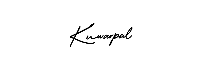 This is the best signature style for the Kuwarpal name. Also you like these signature font (AmerikaSignatureDemo-Regular). Mix name signature. Kuwarpal signature style 3 images and pictures png
