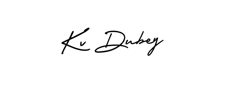 How to make Kv Dubey signature? AmerikaSignatureDemo-Regular is a professional autograph style. Create handwritten signature for Kv Dubey name. Kv Dubey signature style 3 images and pictures png