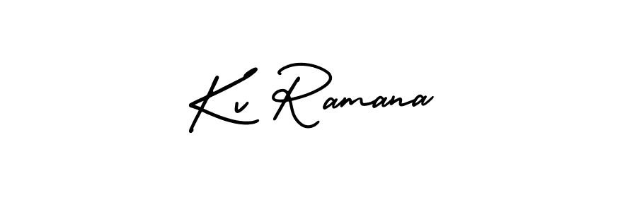 Best and Professional Signature Style for Kv Ramana. AmerikaSignatureDemo-Regular Best Signature Style Collection. Kv Ramana signature style 3 images and pictures png