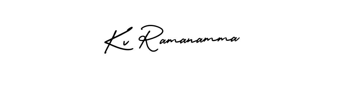 Similarly AmerikaSignatureDemo-Regular is the best handwritten signature design. Signature creator online .You can use it as an online autograph creator for name Kv Ramanamma. Kv Ramanamma signature style 3 images and pictures png