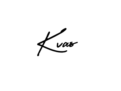 Make a beautiful signature design for name Kvas. With this signature (AmerikaSignatureDemo-Regular) style, you can create a handwritten signature for free. Kvas signature style 3 images and pictures png